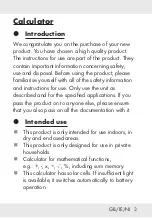 Preview for 4 page of OWIM 277519 Operation And Safety Notes