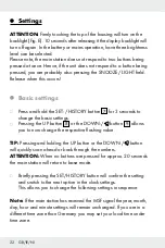 Preview for 22 page of OWIM 365202 2101 Operation And Safety Notes