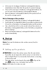 Preview for 12 page of OWIM DM6308-EU-BL Operation And Safety Notes