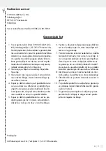 Предварительный просмотр 10 страницы OWIM florabest 282235 Operation And Safety Notes