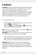 Preview for 45 page of OWIM HG01106A Operation And Safety Notes