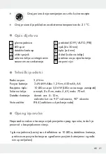 Preview for 21 page of OWIM LUVARNOLUX Series Assembly, Operating And Safety Instructions