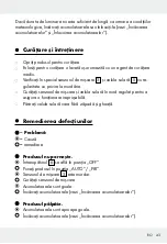 Preview for 43 page of OWIM LUVARNOLUX Series Assembly, Operating And Safety Instructions