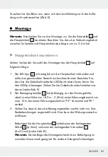 Preview for 83 page of OWIM LUVARNOLUX Series Assembly, Operating And Safety Instructions