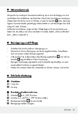 Preview for 87 page of OWIM LUVARNOLUX Series Assembly, Operating And Safety Instructions