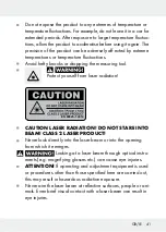 Предварительный просмотр 41 страницы OWIM Parkside HG06987 Operation And Safety Notes