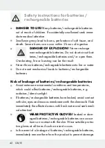 Предварительный просмотр 42 страницы OWIM Parkside HG06987 Operation And Safety Notes