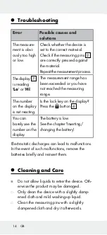 Предварительный просмотр 14 страницы OWIM Powerfix Profi+ HG01701C Operation And Safety Notes