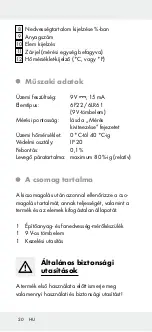 Предварительный просмотр 20 страницы OWIM Powerfix Profi+ HG01701C Operation And Safety Notes