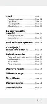 Предварительный просмотр 31 страницы OWIM Powerfix Profi+ HG01701C Operation And Safety Notes