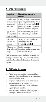 Предварительный просмотр 41 страницы OWIM Powerfix Profi+ HG01701C Operation And Safety Notes