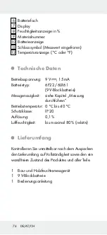 Предварительный просмотр 74 страницы OWIM Powerfix Profi+ HG01701C Operation And Safety Notes