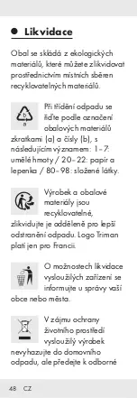 Предварительный просмотр 48 страницы OWIM SILVERCREST SLA 4.2 B2 Operation And Safety Notes