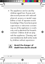 Предварительный просмотр 8 страницы OWIM Z31913 Operation And Safety Notes