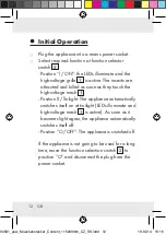 Preview for 12 page of OWIM Z31913 Operation And Safety Notes