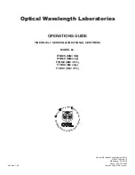 Предварительный просмотр 1 страницы OWL F7BMS MM Operation Manual