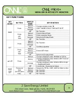 Preview for 16 page of OWL micro+ User Manual And Installation Manual