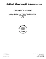 Предварительный просмотр 1 страницы OWL Silicon ZOOM 2 Operation Manual