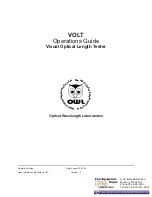 OWL VOLT Operation Manual предпросмотр