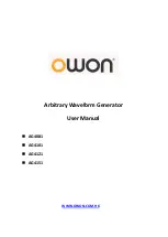 Owon AG051 User Manual предпросмотр