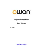 Owon CM240 User Manual предпросмотр