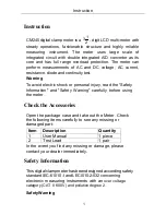 Preview for 4 page of Owon CM240 User Manual