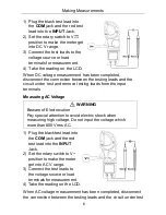 Предварительный просмотр 9 страницы Owon CM240 User Manual