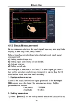 Preview for 30 page of Owon HSA1000 Series User Manual