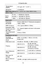 Preview for 78 page of Owon HSA1000 Series User Manual