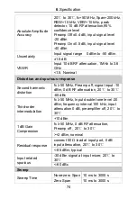 Preview for 80 page of Owon HSA1000 Series User Manual