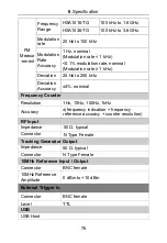 Preview for 82 page of Owon HSA1000 Series User Manual