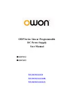 Owon ODP3032 User Manual preview