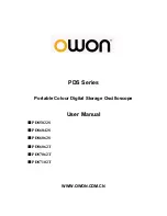 Preview for 1 page of Owon PDS5022S User Manual