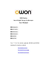 Owon SDS series User Manual предпросмотр