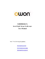 Preview for 1 page of Owon SDS5032E User Manual