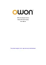 Предварительный просмотр 1 страницы Owon SPE Series User Manual