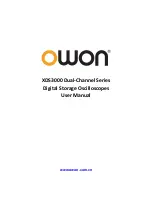 Preview for 1 page of Owon XDS3000 Series User Manual