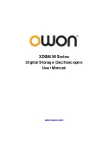 Owon XDS4000 Series User Manual предпросмотр