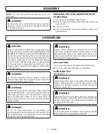 Preview for 8 page of OWT Industries GREENMACHINE GM15703 Operator'S Manual