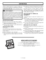 Preview for 21 page of OWT Industries GREENMACHINE GM15703 Operator'S Manual