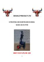 Oxdale se400 Operating And Maintenance Manual preview