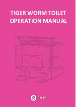 Oxfam TIGER WORM TOILET Operation Manual preview