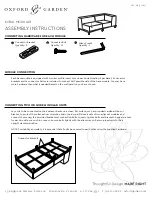 Preview for 1 page of Oxford & Garden KORAL MODULAR Assembly Instructions