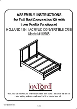OXFORD BABY 10508 Assembly Instructions preview