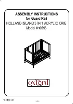 OXFORD BABY HOLLAND ISLAND 10596 Assembly Instructions Manual предпросмотр