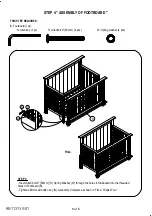 Preview for 6 page of OXFORD BABY LANGSTON 4 IN 1 CONVERTIBLE CRIB 11311 Assembly Instructions Manual