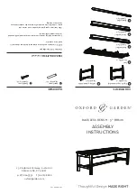 Preview for 1 page of Oxford Garden BB60K Assembly Instructions