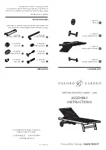 Предварительный просмотр 1 страницы Oxford Garden L70K Assembly Instructions