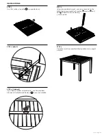 Preview for 2 page of Oxford Garden TRAVIRA 39" TABLE Assembly Instructions