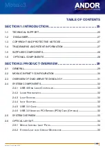 Preview for 2 page of Oxford Instruments ANDOR Mosaic3 Hardware Manual